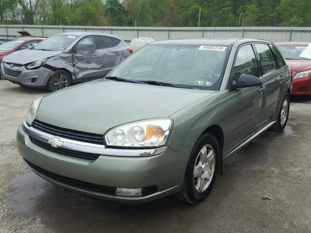 1G1ZU64895F155139 - 2005 CHEVROLET MALIBU MAX GREEN photo 2