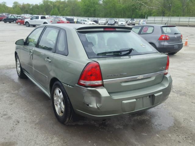 1G1ZU64895F155139 - 2005 CHEVROLET MALIBU MAX მწვანე ფოტო 3