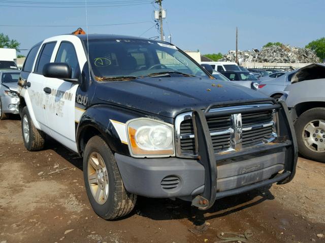 1D4HB38N44F206913 - 2004 DODGE DURANGO ST BLACK photo 1