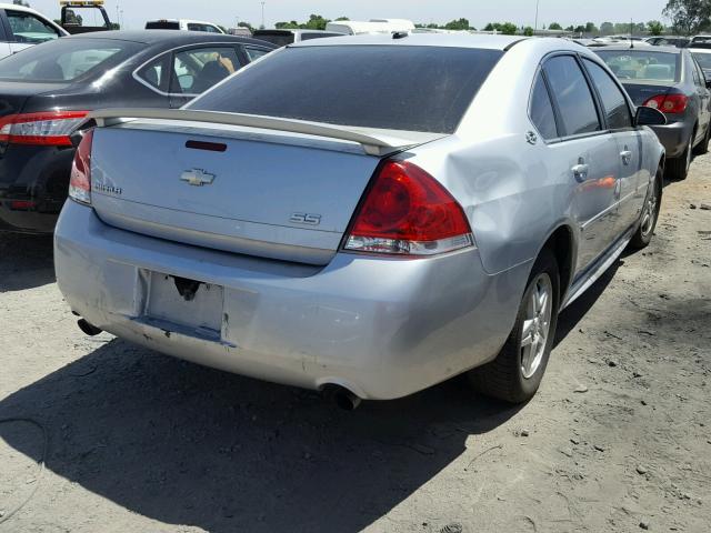 2G1WD57C991142126 - 2009 CHEVROLET IMPALA SS SILVER photo 4