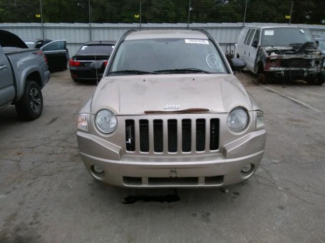 1J4NT1FA8AD652680 - 2010 JEEP COMPASS SP BROWN photo 9