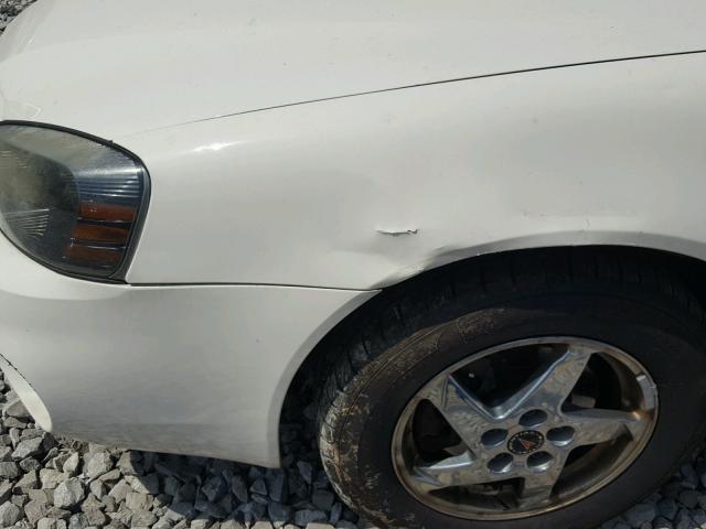 2G2WS542X41178560 - 2004 PONTIAC GRAND PRIX WHITE photo 9