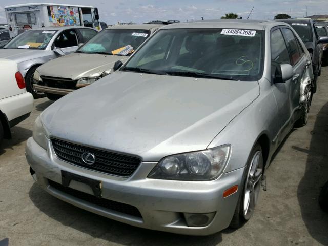 JTHBD192950099821 - 2005 LEXUS IS 300 SILVER photo 2