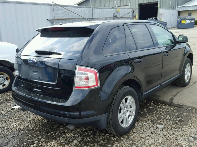 2FMDK36C18BB43964 - 2008 FORD EDGE SE BLACK photo 4