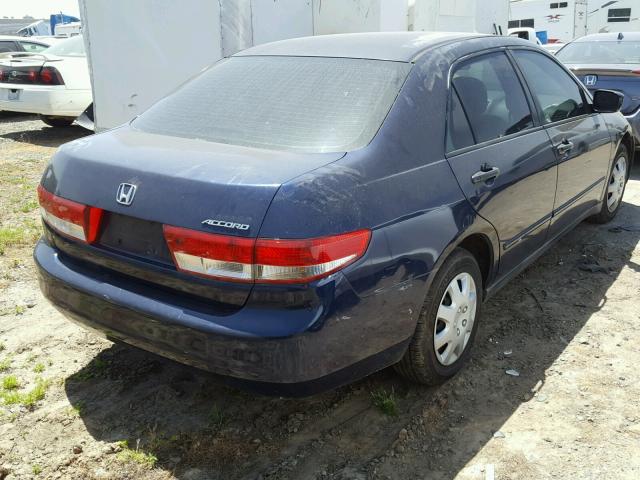 1HGCM56174A017622 - 2004 HONDA ACCORD DX BLUE photo 4