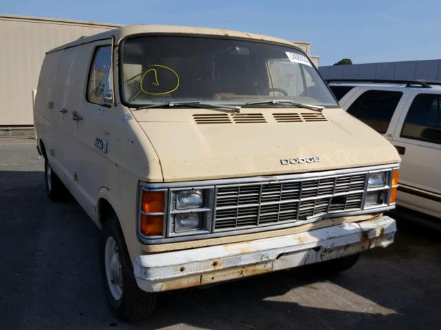 2B7HB23R8BK210706 - 1981 DODGE RAM VAN B2 CREAM photo 1