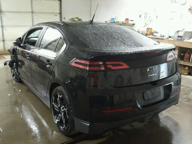 1G1RA6E41CU128045 - 2012 CHEVROLET VOLT BLACK photo 3