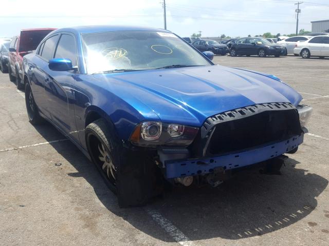 2C3CDXCT7CH300820 - 2012 DODGE CHARGER R/ BLUE photo 1