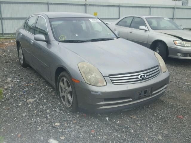 JNKCV51F74M719709 - 2004 INFINITI G35 GRAY photo 1