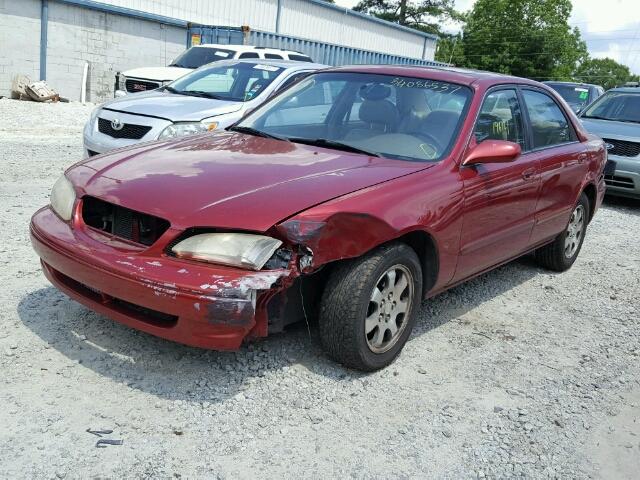 1YVGF22D9X5856493 - 1999 MAZDA 626 ES RED photo 2