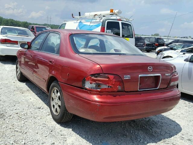 1YVGF22D9X5856493 - 1999 MAZDA 626 ES RED photo 3