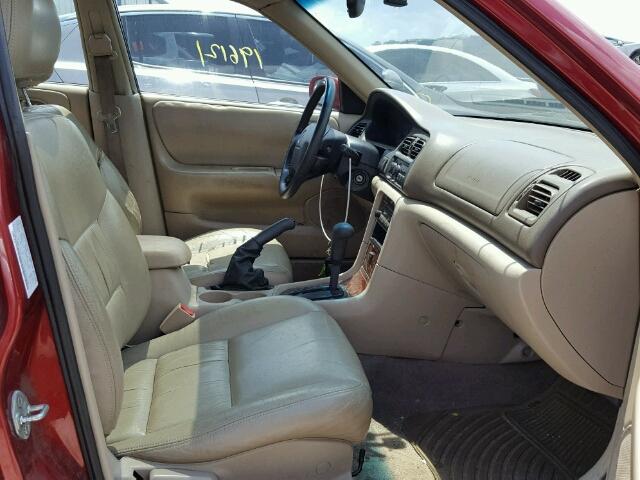 1YVGF22D9X5856493 - 1999 MAZDA 626 ES RED photo 5