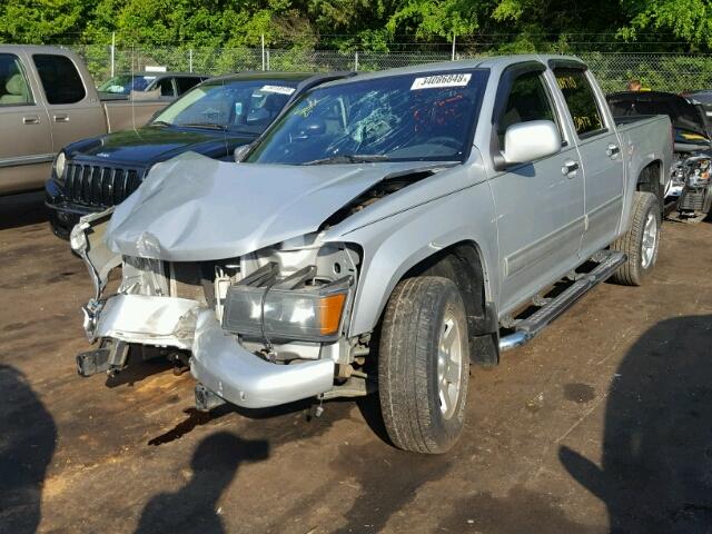 1GCDSCF92B8113388 - 2011 CHEVROLET COLORADO L SILVER photo 2