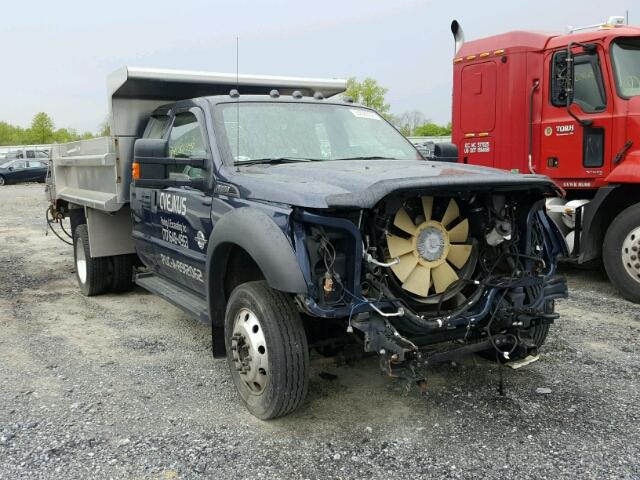 1FD0X5HT0GEA00581 - 2016 FORD F550 SUPER BLUE photo 1