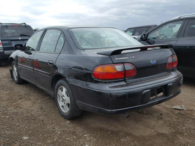 1G1NE52J93M587430 - 2003 CHEVROLET MALIBU LS შავი ფოტო 3