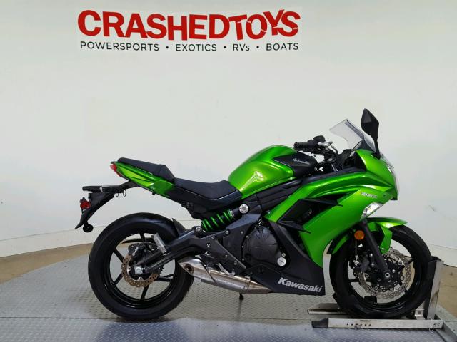 JKAEXEE19FDA18897 - 2015 KAWASAKI EX650 E GREEN photo 1