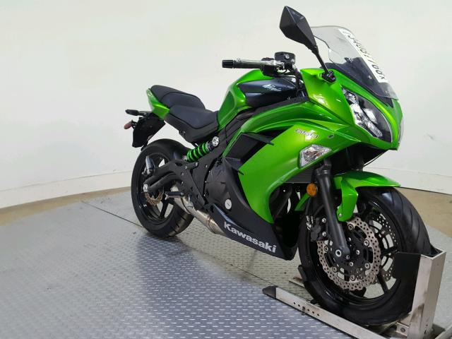 JKAEXEE19FDA18897 - 2015 KAWASAKI EX650 E GREEN photo 2