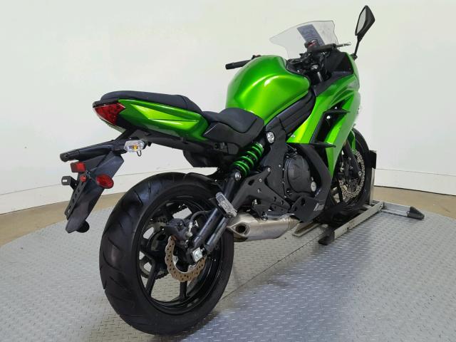 JKAEXEE19FDA18897 - 2015 KAWASAKI EX650 E GREEN photo 8