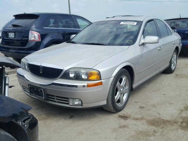 1LNHM87A12Y706477 - 2002 LINCOLN LS SILVER photo 2