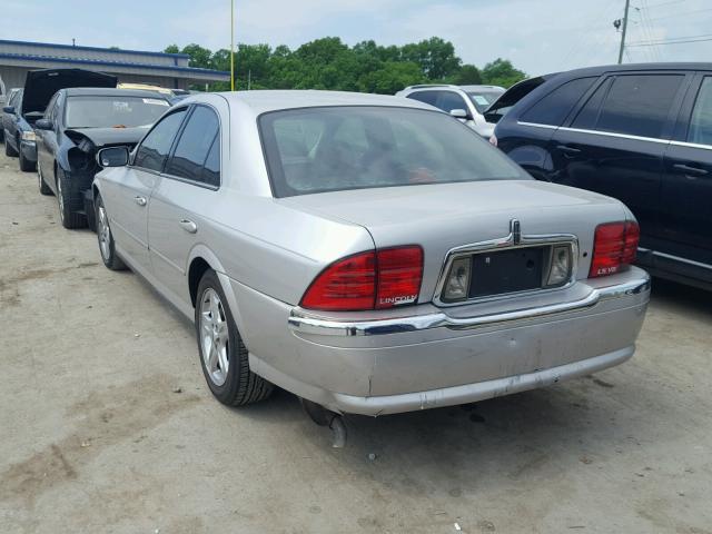 1LNHM87A12Y706477 - 2002 LINCOLN LS SILVER photo 3