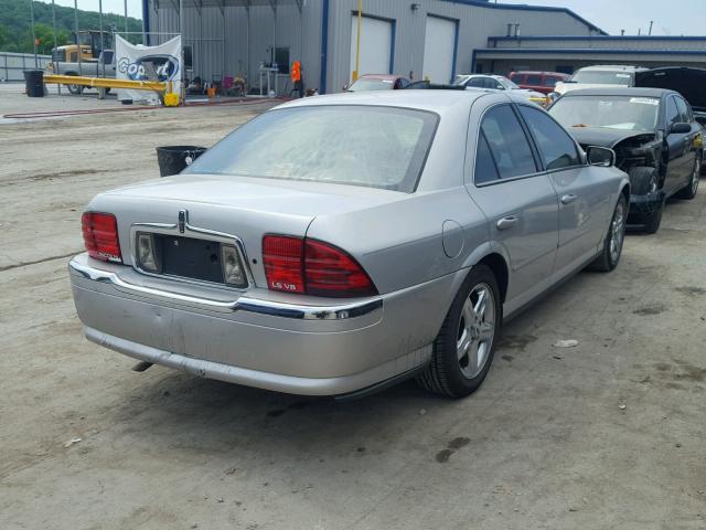 1LNHM87A12Y706477 - 2002 LINCOLN LS SILVER photo 4