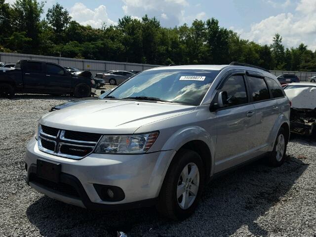 3C4PDCBG4CT336773 - 2012 DODGE JOURNEY SX SILVER photo 2