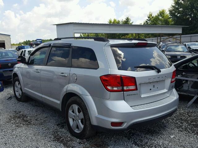 3C4PDCBG4CT336773 - 2012 DODGE JOURNEY SX SILVER photo 3