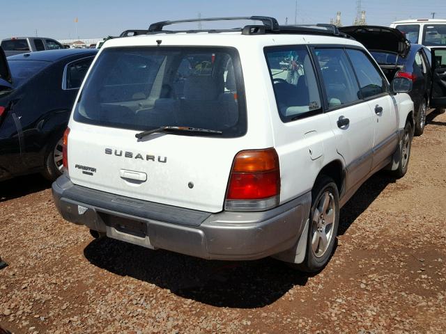 JF1SF6557WH707773 - 1998 SUBARU FORESTER S WHITE photo 4