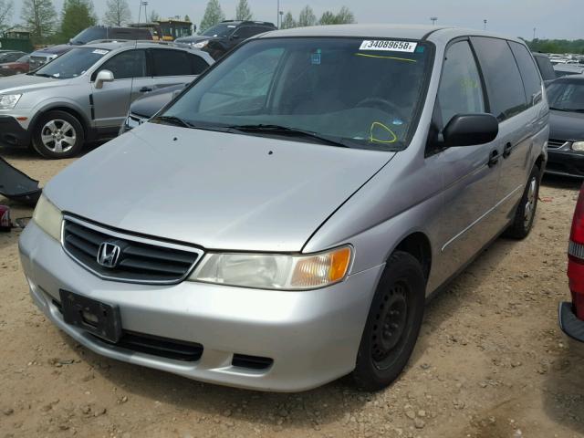 5FNRL185X3B155262 - 2003 HONDA ODYSSEY LX SILVER photo 2