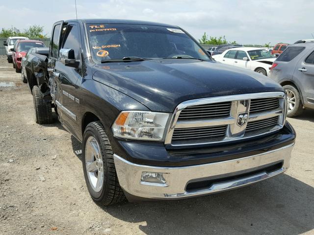 1D7RV1GT6BS502524 - 2011 DODGE RAM 1500 BLACK photo 1