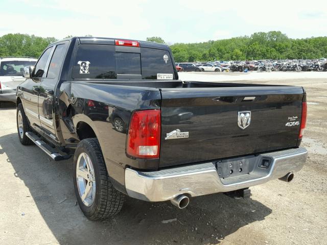 1D7RV1GT6BS502524 - 2011 DODGE RAM 1500 BLACK photo 3