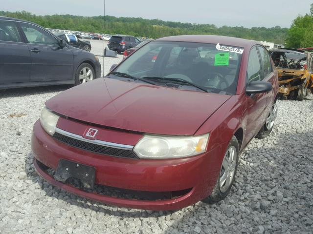 1G8AJ52F24Z208568 - 2004 SATURN ION LEVEL RED photo 2