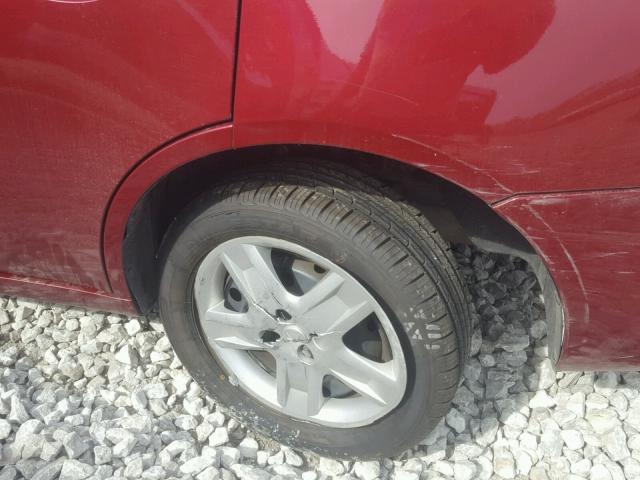 1G8AJ52F24Z208568 - 2004 SATURN ION LEVEL RED photo 9