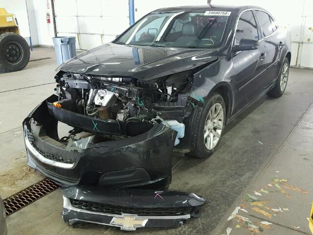 1G11C5SL8FF241416 - 2015 CHEVROLET MALIBU 1LT შავი ფოტო 2