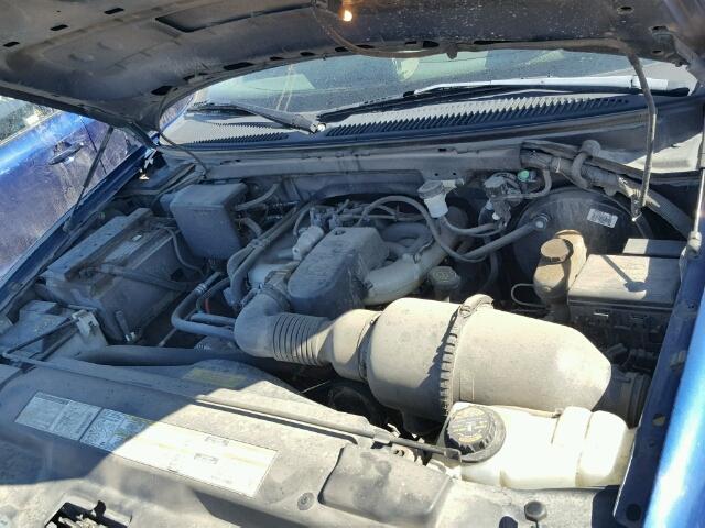 2FTZF1727WCA40239 - 1998 FORD F150 BLUE photo 7