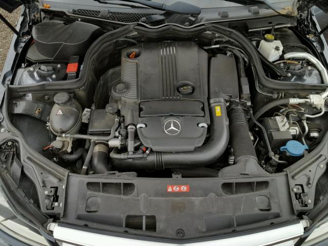 WDDGF4HB3DA743476 - 2013 MERCEDES-BENZ C 250 GRAY photo 7