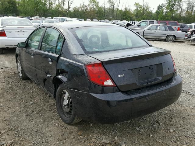 1G8AG52F53Z171125 - 2003 SATURN ION LEVEL BLACK photo 3