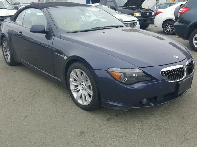 WBAEK13446CN75095 - 2006 BMW 650 I BLUE photo 1