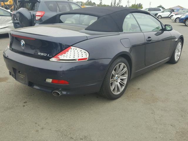 WBAEK13446CN75095 - 2006 BMW 650 I BLUE photo 4