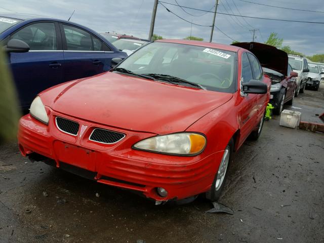 1G2NE52T1XM700239 - 1999 PONTIAC GRAND AM S Qırmızı foto 2