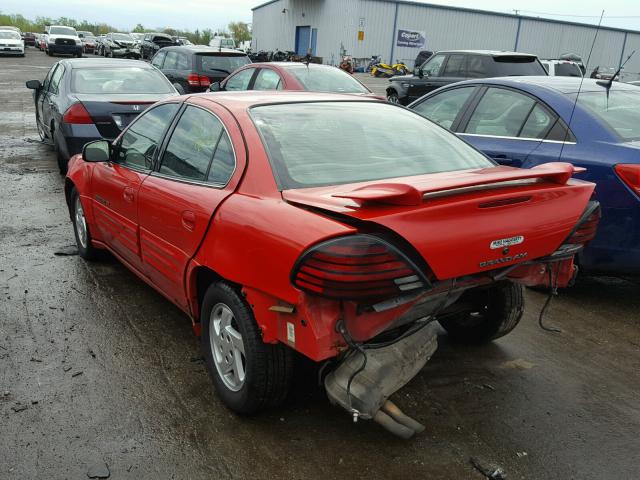 1G2NE52T1XM700239 - 1999 PONTIAC GRAND AM S Qırmızı foto 3