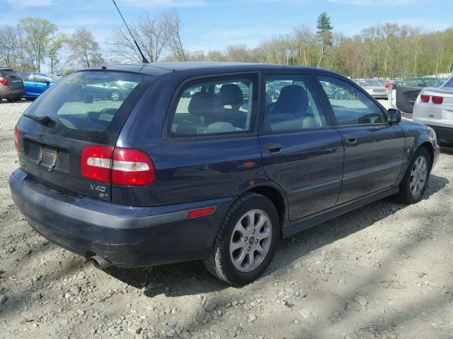 YV1VW29501F723953 - 2001 VOLVO V40 1.9T BLUE photo 4