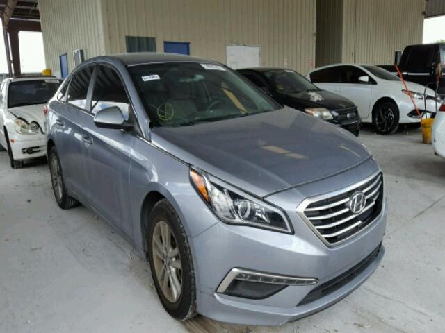 5NPE24AF8FH002004 - 2015 HYUNDAI SONATA SE GRAY photo 1