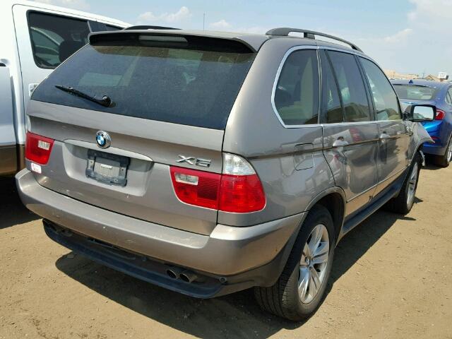 5UXFB53595LV11722 - 2005 BMW X5 4.4I BROWN photo 4