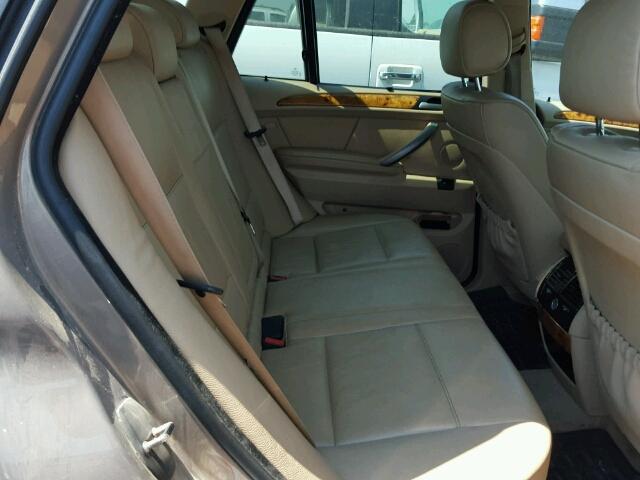 5UXFB53595LV11722 - 2005 BMW X5 4.4I BROWN photo 6