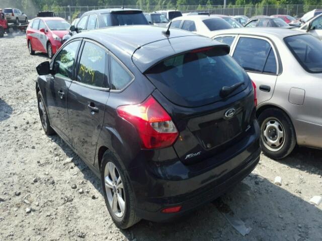 1FADP3K28DL119311 - 2013 FORD FOCUS SE BLACK photo 3