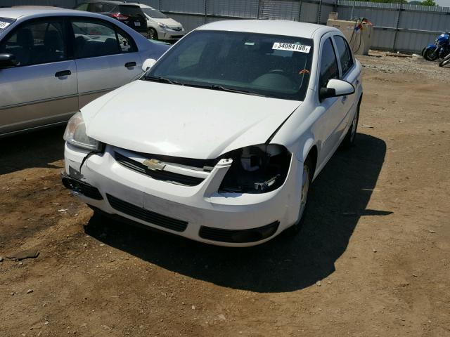 1G1AZ58F177105432 - 2007 CHEVROLET COBALT LTZ WHITE photo 2