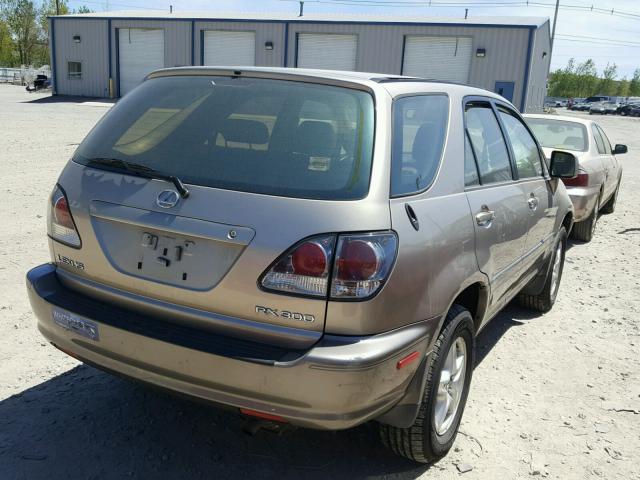 JTJHF10U520242681 - 2002 LEXUS RX 300 GOLD photo 4