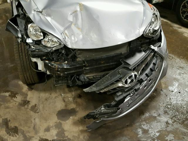 KMHDH6AE6DU012901 - 2013 HYUNDAI ELANTRA CO SILVER photo 9