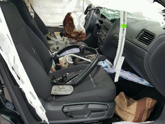 3VW2K7AJ1FM304699 - 2015 VOLKSWAGEN JETTA BASE 黑色 照片 5